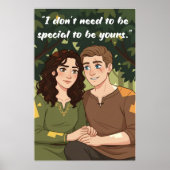 Krachteloze Quote Poster (Voorkant)