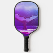 "Krachten van Natuur" Orka Tail Pickleball Paddle (Achterkant)
