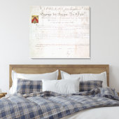 krachtens het eerste decreet gecreëerde geschikthe canvas afdruk (Insitu (Slaapkamer))