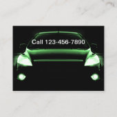 Krachtig auto reparatie Visitekaartje (Achterkant)