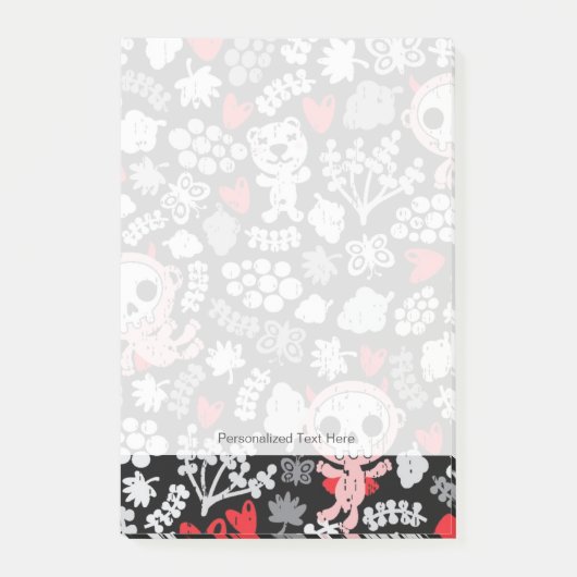Krachtig babypatroon post-it® notes (Voorkant)