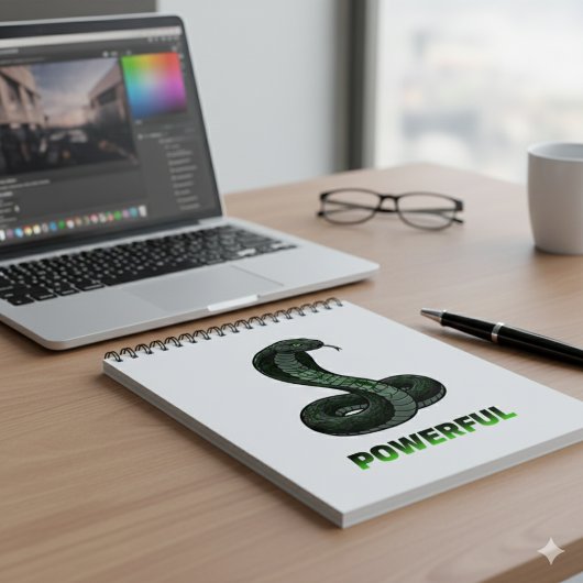 Krachtig Cobra Spiraal Notebook – Kracht & Focus Notitieboek