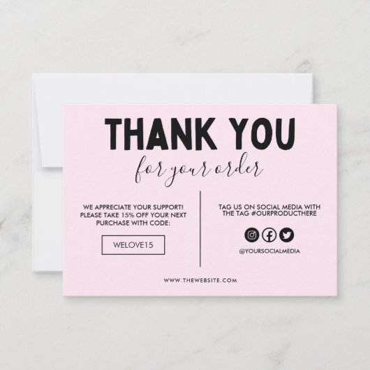 Krachtig Dank u wel Media invoegen (Voorkant)