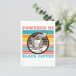 KRACHTIG DOOR ZWARTE KOFFIE - KOFFIE LOVER BRIEFKAART