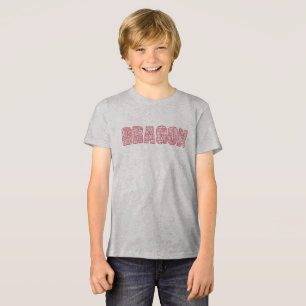Krachtig 'DRAGON' Woord Kunst T-Shirt Grafisch
