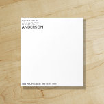 Krachtig Eenvoudig Minimalistisch Chic | Van mijn Notitieblok<br><div class="desc">Een hedendaagse moderne notitieblok voor de minimalist. Krachtige typering combineert goed met de typografiemix in een chique combinatie van klassiek zwart en stijlvol grijs. Eenvoudig geraffineerd. Voeg uw informatie toe aan de bovenstaande sjabloon en aan de rechterkant - het is zo eenvoudig! Als u verdere aanpassing nodig hebt, klik dan...</div>