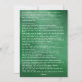 Krachtig Gebed voor de Zieke Healing Kaart (Achterkant)