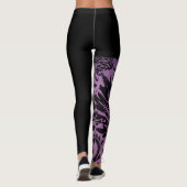  Krachtig gegolfd Mandala naadloos werkstation  Leggings (Achterkant)
