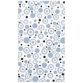 Krachtig geometrisch leisteenblauw tafelkleed