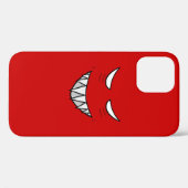 Krachtig grasvlak met boze ogen rood Case-Mate iPhone case (Achterkant (horizontaal))