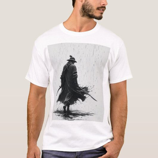 Krachtig minimalistisch T-shirt ontwerp (Voorkant)