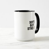 Krachtig minimalistisch typografie ontwerp mok (Voorkant rechts)