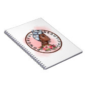 Krachtig mooi: Magisch zwart meisje Notitieboek (Rechterzijde)