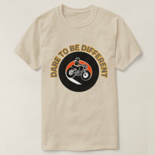 Krachtig motorfietsontwerp t-shirt