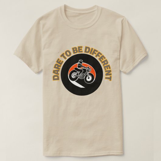 Krachtig motorfietsontwerp t-shirt (Design voorkant)