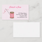 Krachtig naaien visitekaartje (Voorkant / Achterkant)