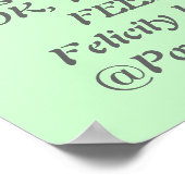 Krachtig naast geloof poster (Hoek)