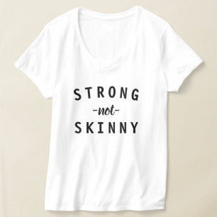 Krachtig Niet Mager Workout Outfit T-shirt