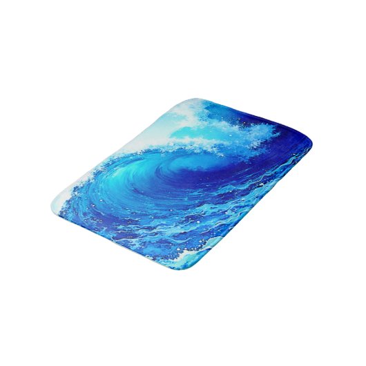 Krachtig ontwerp van de oceaangolfstoot badmat (Gekanteld)