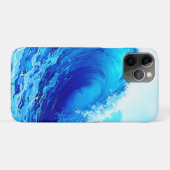 Krachtig ontwerp van de oceaangolfstoot Case-Mate iPhone case (Achterkant (horizontaal))