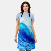 Krachtig ontwerp van de oceaangolfstoot schort (Gedragen)