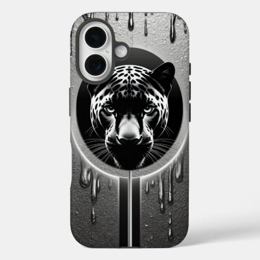 Krachtig ontwerp van Zwarte Panter 🐆 Case-Mate iPhone Case (Achterkant)