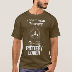 Krachtig ontwerp voor aardewerk t-shirt