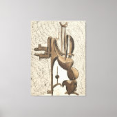 Krachtig personage canvas afdruk (Voorkant)