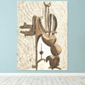Krachtig personage canvas afdruk (Insitu (Houten vloer))