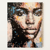 Krachtig pixelportret planner (Achterkant)