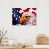 Krachtig Poster Bald Eagle (Keuken)
