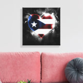 Krachtig Puerto Rico Canvas Afdruk (Insitu (Woonkamer))