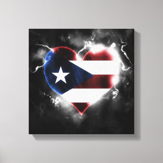 Krachtig Puerto Rico Canvas Afdruk (Voorkant)