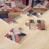 Krachtig quilt-ontwerp legpuzzel (Zijkant)