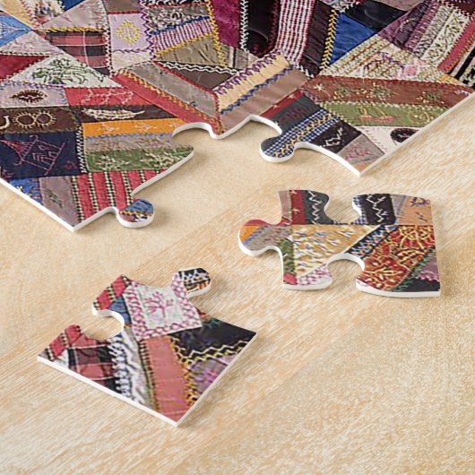 Krachtig quilt-ontwerp legpuzzel (Zijkant)