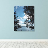 Krachtig Scherp Contrast Canvas Afdruk (Insitu (Houten vloer))