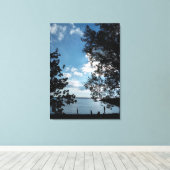 Krachtig Scherp Contrast Canvas Afdruk (Insitu (Houten vloer))