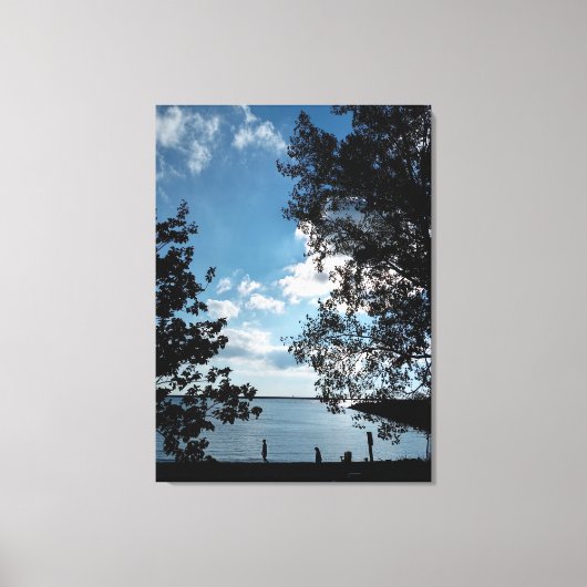 Krachtig Scherp Contrast Canvas Afdruk (Voorkant)