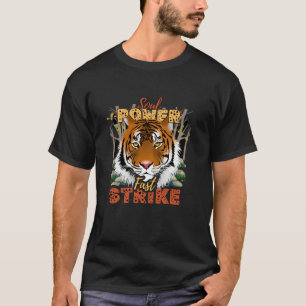 Krachtig Tiger Soul Fast Strike Grafische T-Shirt
