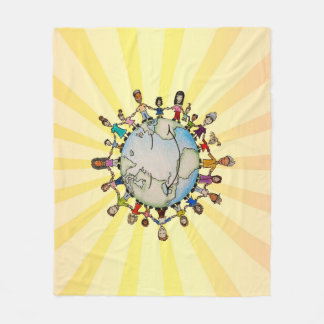 Krachtig veld voor een goede wereldwijde beveiligi fleece deken