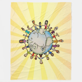 Krachtig veld voor een goede wereldwijde beveiligi fleece deken