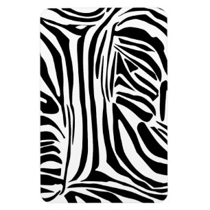 Krachtig zwart-wit zebraprintpatroon magneet