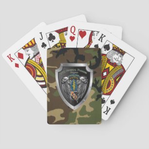 Krachtige 5e groep speciale strijdkrachten (in de pokerkaarten
