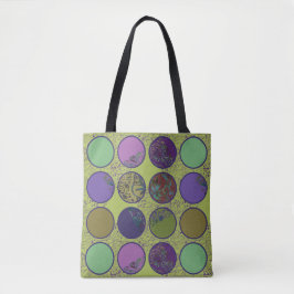 Krachtige Abstracte Cirkel  Tote Bag