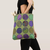 Krachtige Abstracte Cirkel  Tote Bag (Dichtbij)