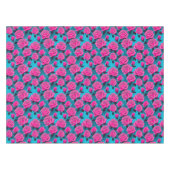 Krachtige Abstracte Rozen In Neon Roze  Tafelkleed (Voorkant (Horizontaal))
