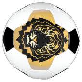 Krachtige Abstracte Tijger Illustratie Voetbal (Gedraaid)