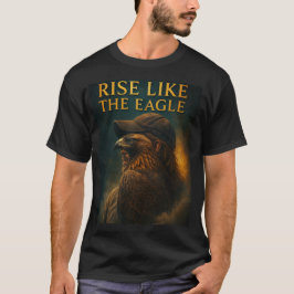 Krachtige Adelaar Hybride Kunstwerk Motiverend Ont T-shirt