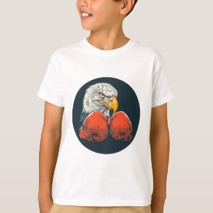 Krachtige Adelaar Met Bokshandschoenen Voor Een Dy T-shirt