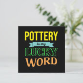 Krachtige artistieke artistieke kunstgeschenk kaart (Staand voorkant)